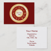 占星術曼荼羅 名刺 (正面/裏面)