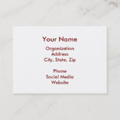 占星術曼荼羅 名刺 (裏面)