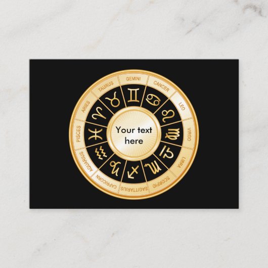 占星術曼荼羅 名刺 (正面)
