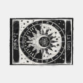 占星術毛布 フリースブランケット (正面(横))