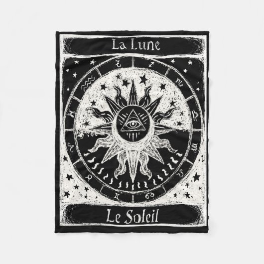占星術毛布 フリースブランケット (正面)