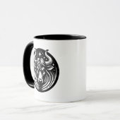 占星術記号と特徴 マグカップ (正面左)