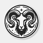 占星術記号と特徴 マグネット (正面)