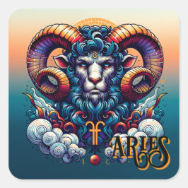 占星術記号 | 神秘的走 スクエアシール