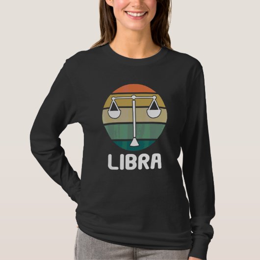 占星術     てんびん座 Tシャツ (正面)