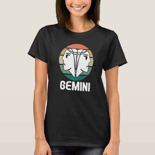 占星術 ふたご座 Tシャツ (正面)