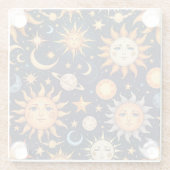 占星術 ガラスコースター (裏面)