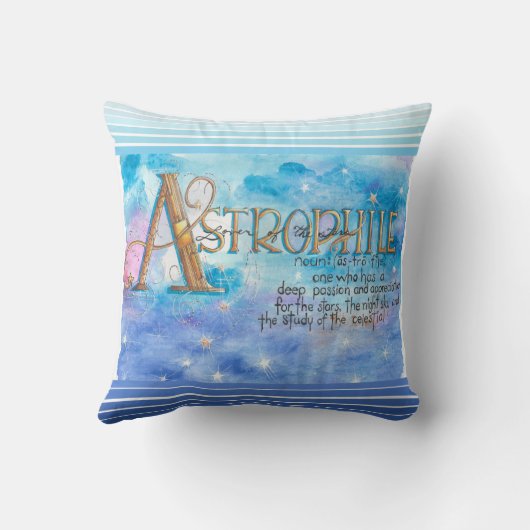 占星術 クッション (裏面)