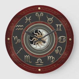 占星術 ラージ壁時計