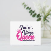 占星術 乙女座 8月 & 9月 誕生日 乙女座 ポストカード (スタンド正面)