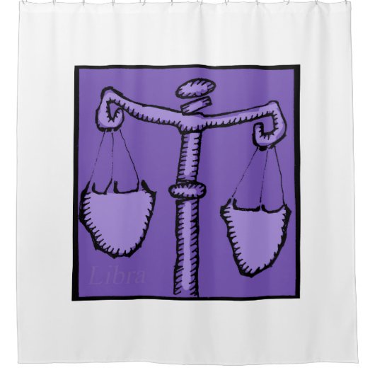 占星術〔占星術の〕十二宮図がん徴候誕生日シャワーC翔 シャワーカーテン (正面)