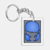 占星術〔占星術の〕十二宮図がん徴候誕生日2sK キーホルダー (正面左)