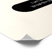 占星術〔占星術の〕十二宮図サインアクエリアスのポスター ポスター (角)