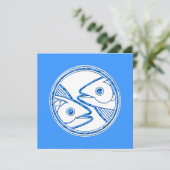 占星術〔占星術の〕十二宮図サインピセス シーズンカード (スタンド正面)