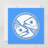 占星術〔占星術の〕十二宮図サインピセス シーズンカード (正面)