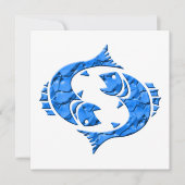 占星術〔占星術の〕十二宮図サインピセス シーズンカード (正面)