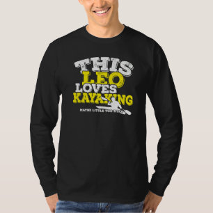 占星術〔占星術の〕十二宮図サインレオラブスカヤック Tシャツ