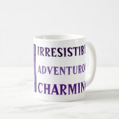 占星術〔占星術の〕十二宮図リブラサイン誕生日マグ コーヒーマグカップ (正面右)