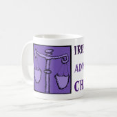 占星術〔占星術の〕十二宮図リブラサイン誕生日マグ コーヒーマグカップ (正面左)