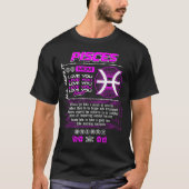 占星術/〔占星術の〕十二宮図標識/魚座 Tシャツ (正面)