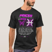 占星術/〔占星術の〕十二宮図標識/魚座 Tシャツ (正面)