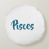 占星術/〔占星術の〕十二宮図 – ラウンド装飾用クッション – 魚座 ラウンドクッション (裏面)