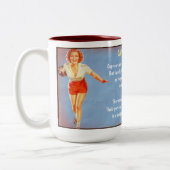 占星術:山羊座(定格G) ツートーンマグカップ (左)