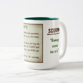 占星術: 蠍座(評価されるG) ツートーンマグカップ (正面右)