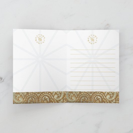 占星術～誕生日グリーティングカードがん カード (内部)