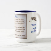 占星術: 魚類(評価されるG) ツートーンマグカップ (正面右)