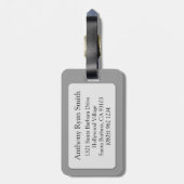 占星術IDのはかりで測荷物タグをライブラリ ラゲッジタグ (裏面縦)