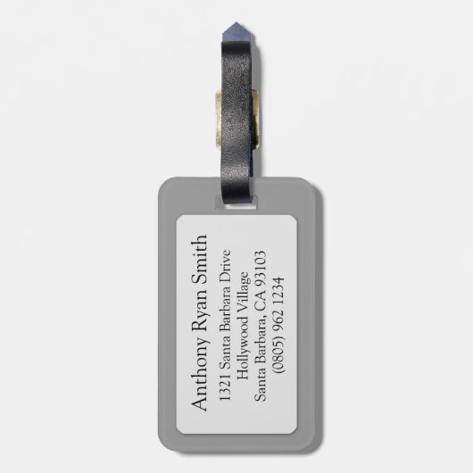 占星術IDのはかりで測荷物タグをライブラリ ラゲッジタグ (裏面縦)