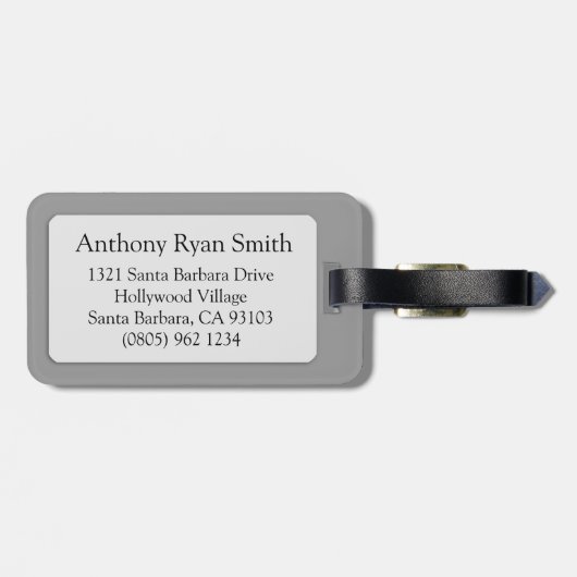 占星術IDのはかりで測荷物タグをライブラリ ラゲッジタグ (裏面横)