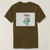 占星術IIIアクエリアス Tシャツ (デザイン正面)