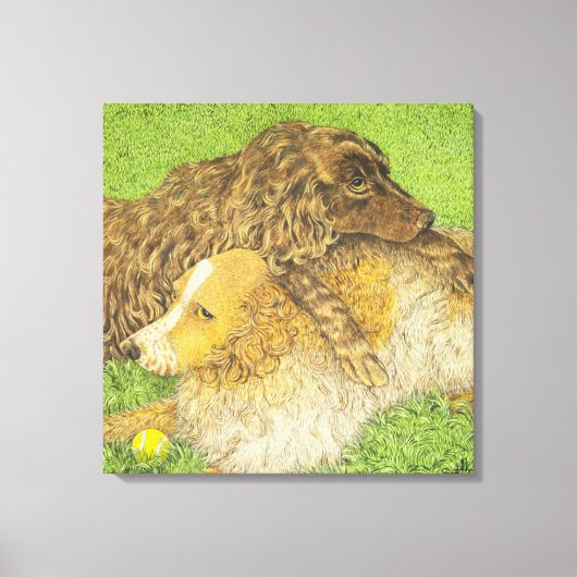 占有 キャンバスプリント (正面)