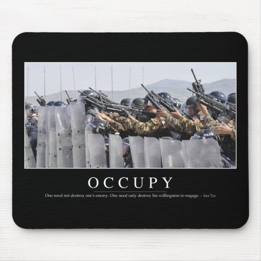 占有：感動的引用文 マウスパッド (正面)