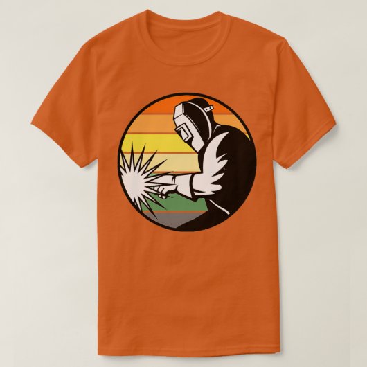 占領溶接機おもしろい溶接ギフト16 Tシャツ (デザイン正面)