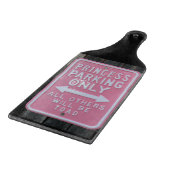 印だけ駐車しているおもしろいなプリンセス カッティングボード (角)