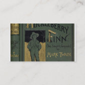 「印によるハックルベリー・フィンの冒険の冒険」のカバー 名刺 (裏面)