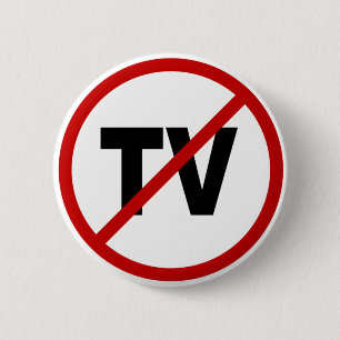 印の声明を与えられる憎悪TV /No TV 缶バッジ
