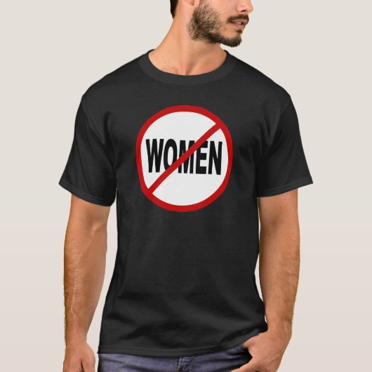 印の声明を与えられる憎悪Women/Noの女性 Tシャツ (正面)