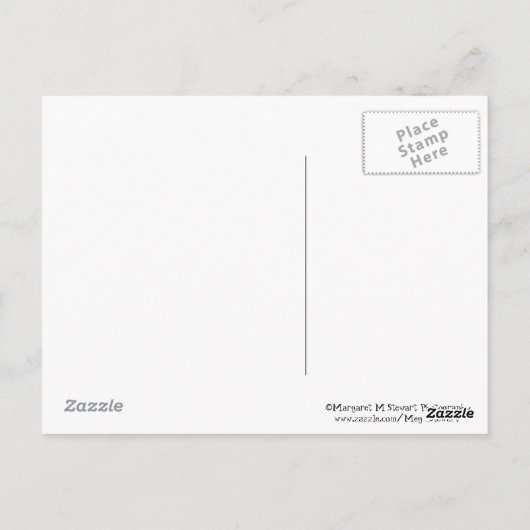 印の郵便はがきが付いているCarpe Diemのシマリス ポストカード (裏面)