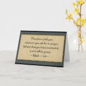 印の11:24: 挨拶状 カード (黄色い花)