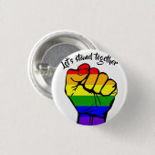 印を付けます一緒に立とう 缶バッジ (正面&裏面)