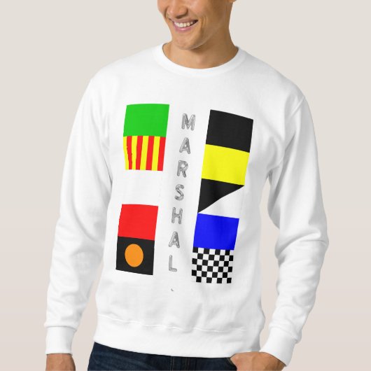 "印を付けますFlagmanによって" スウェットシャツ (正面)