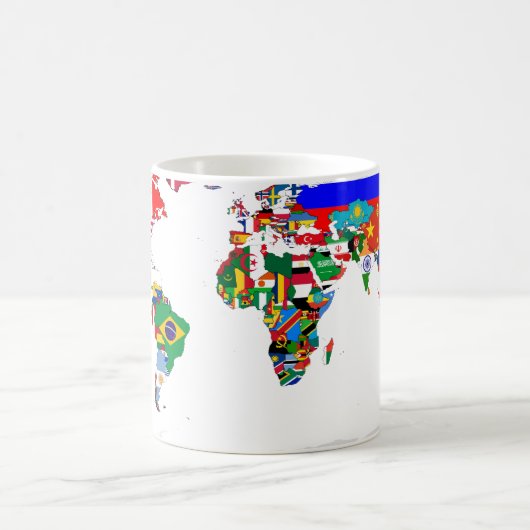 印を付けられた世界のマグ コーヒーマグカップ (中央)