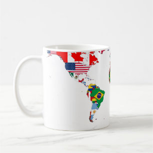 印を付けられた世界のマグ コーヒーマグカップ
