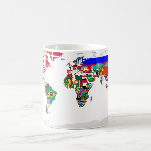 印を付けられた世界のマグ コーヒーマグカップ (中央)