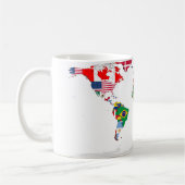 印を付けられた世界のマグ コーヒーマグカップ (左)