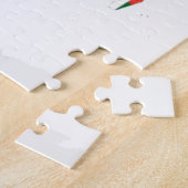 印を付けられた世界-世界の旗の地図 ジグソーパズル (側面)